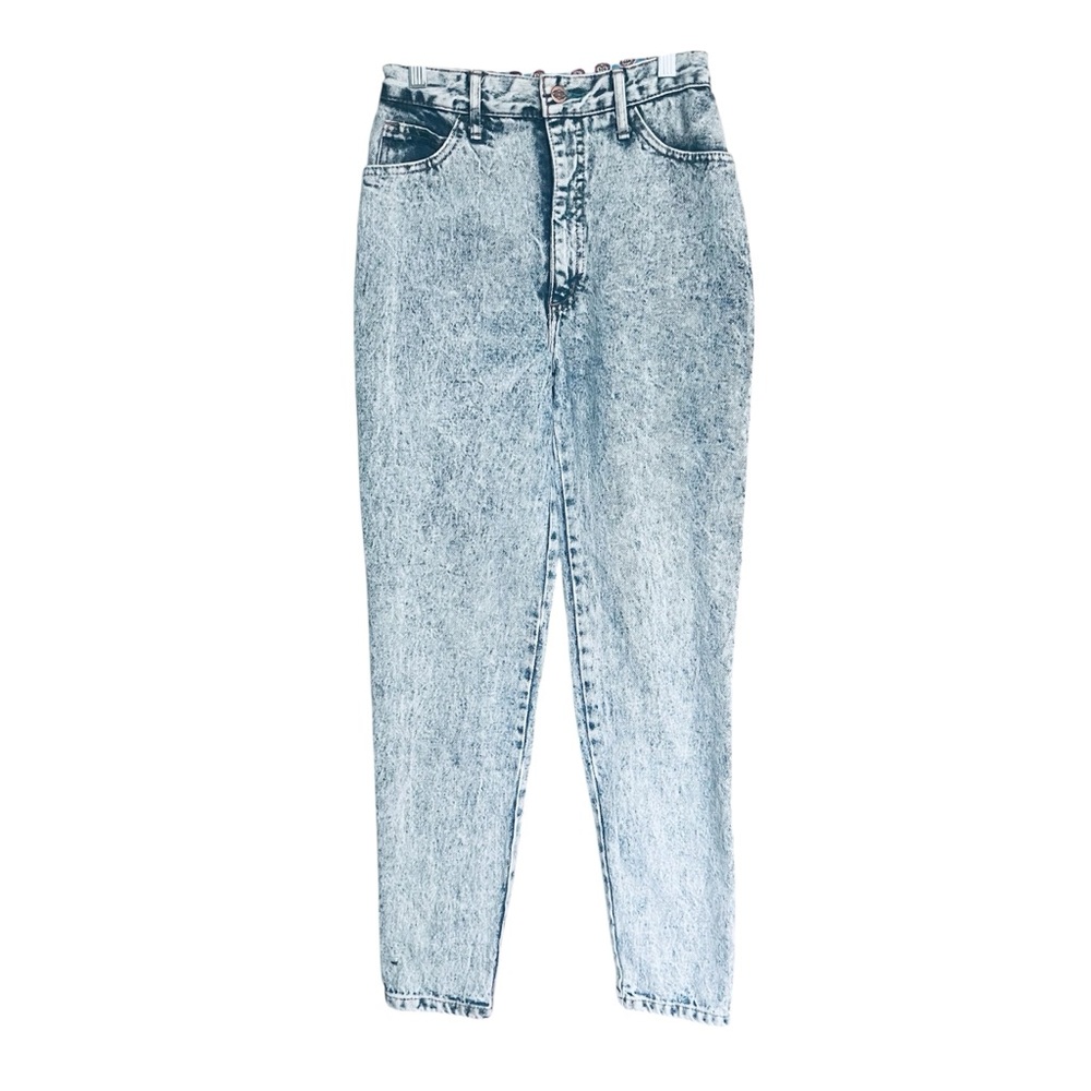 VTG BONGO Jeans by Gene Montesano Acid Wash SZ 7 High Rise Retro 80s Classic no